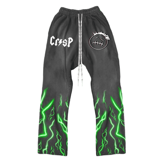 Green Lightning Sweatpants