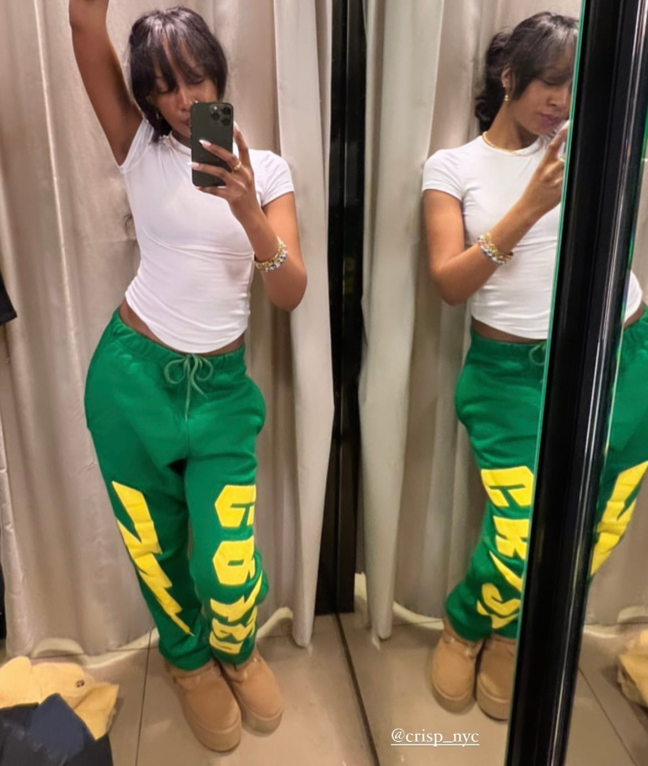 Oregon Puff Rock n Roll Sweats - CrisP NYC