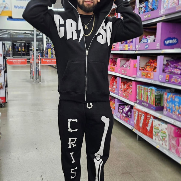 Crispy Zip Up Puff Hoodie