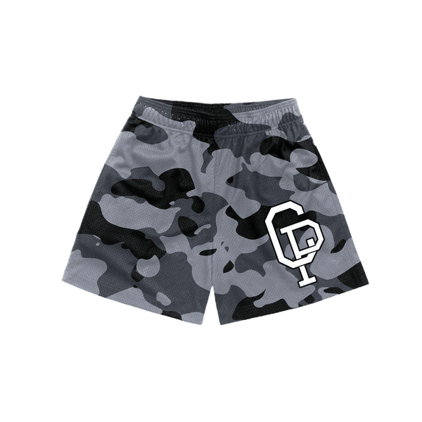 Gray Camo Shorts