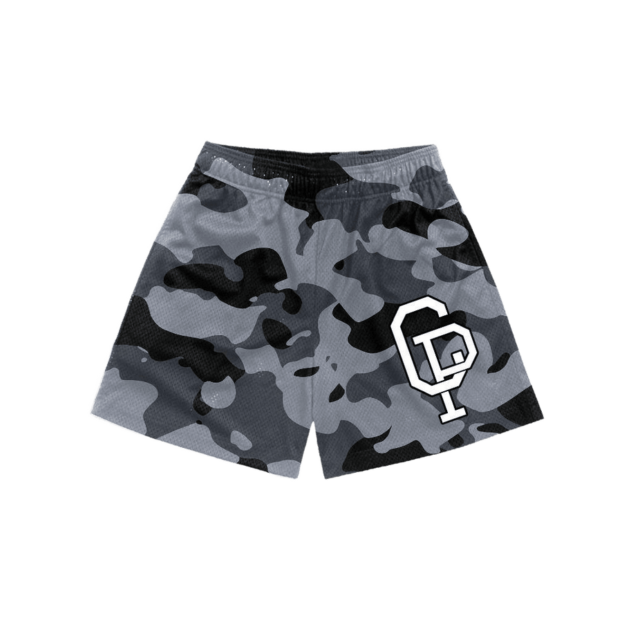 Gray Camo Shorts