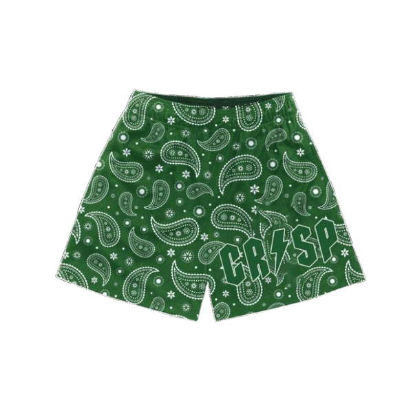 Green Bandana Shorts