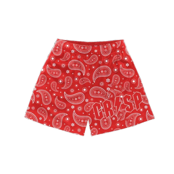 Red Bandana Shorts