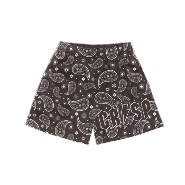 Brown Bandana Shorts