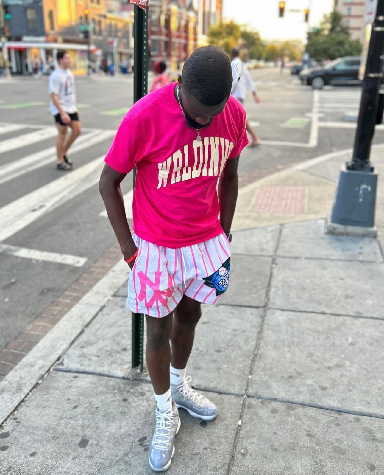 Pink Pinstripes