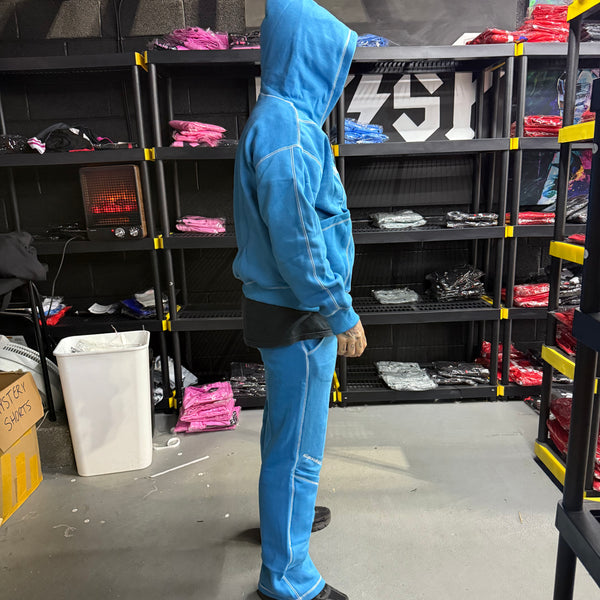 Baby Blue Exotic Hoodie