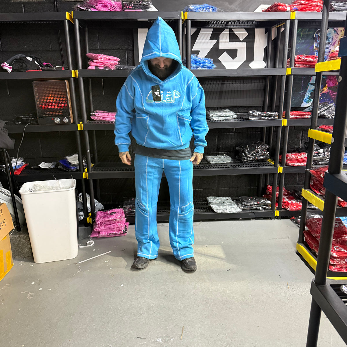 Baby Blue Exotic Hoodie
