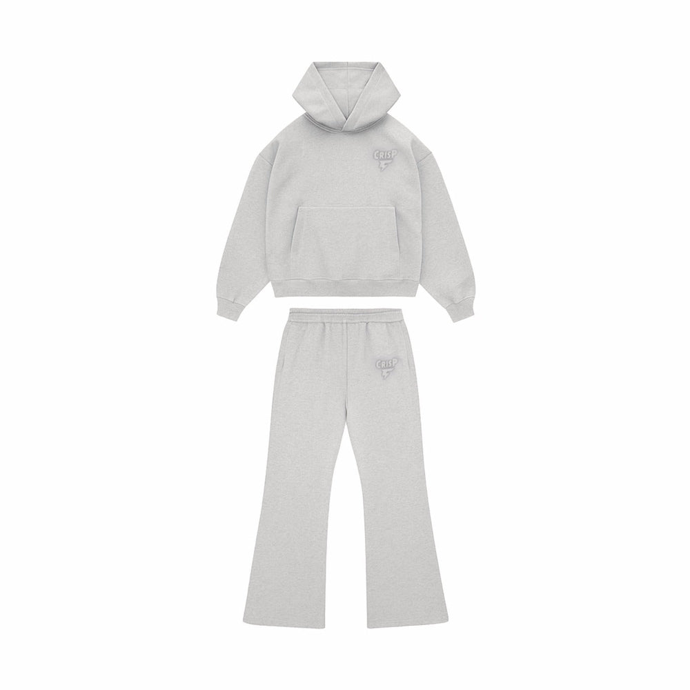 Cool Gray Flared Sweatsuit