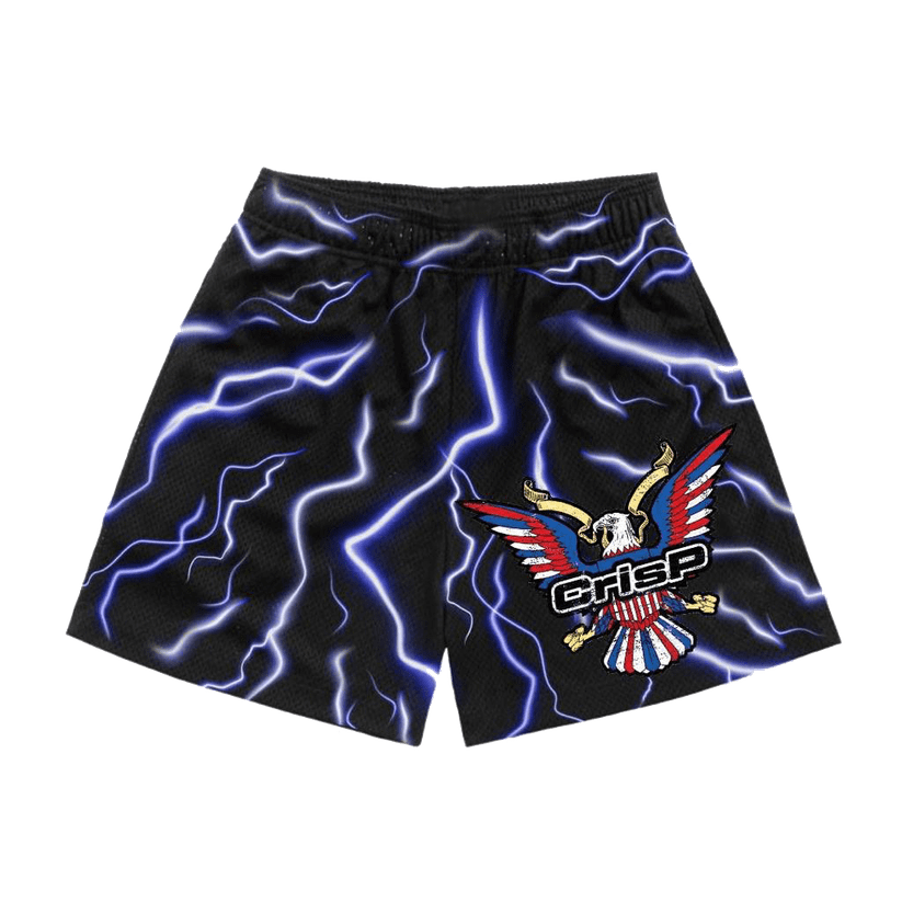 Blue Flames Shorts