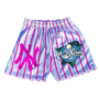 Pink Pinstripes Shorts