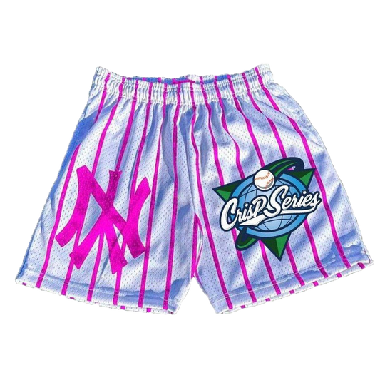 Pink Pinstripes Shorts