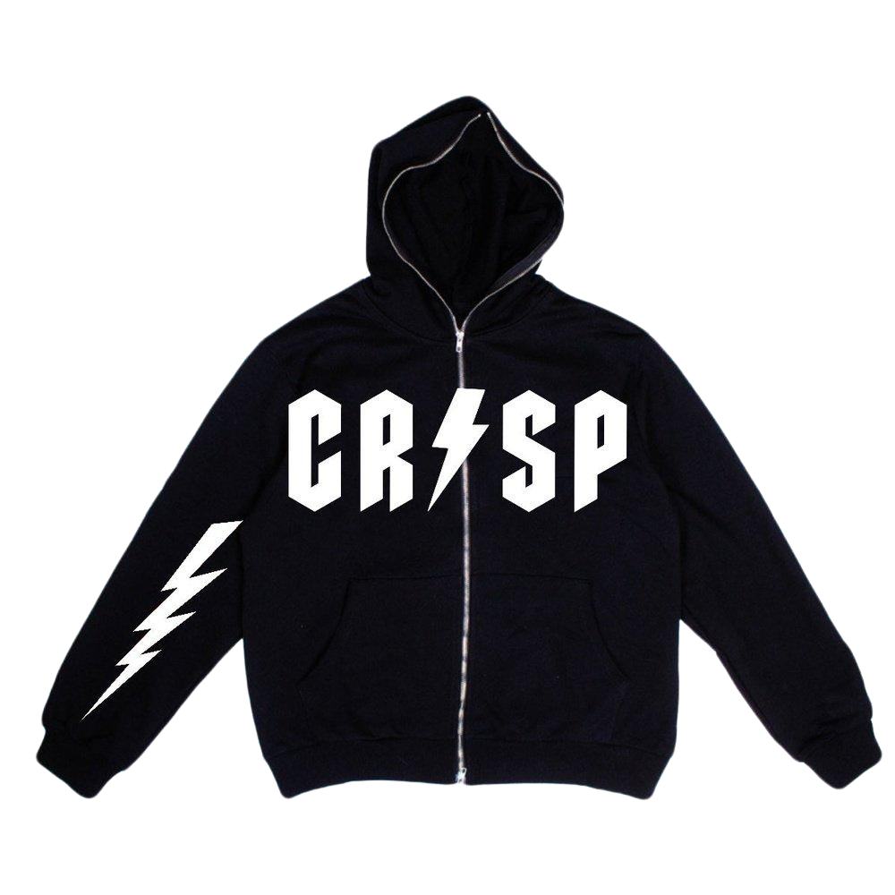 Crispy Zip Up Puff Hoodie
