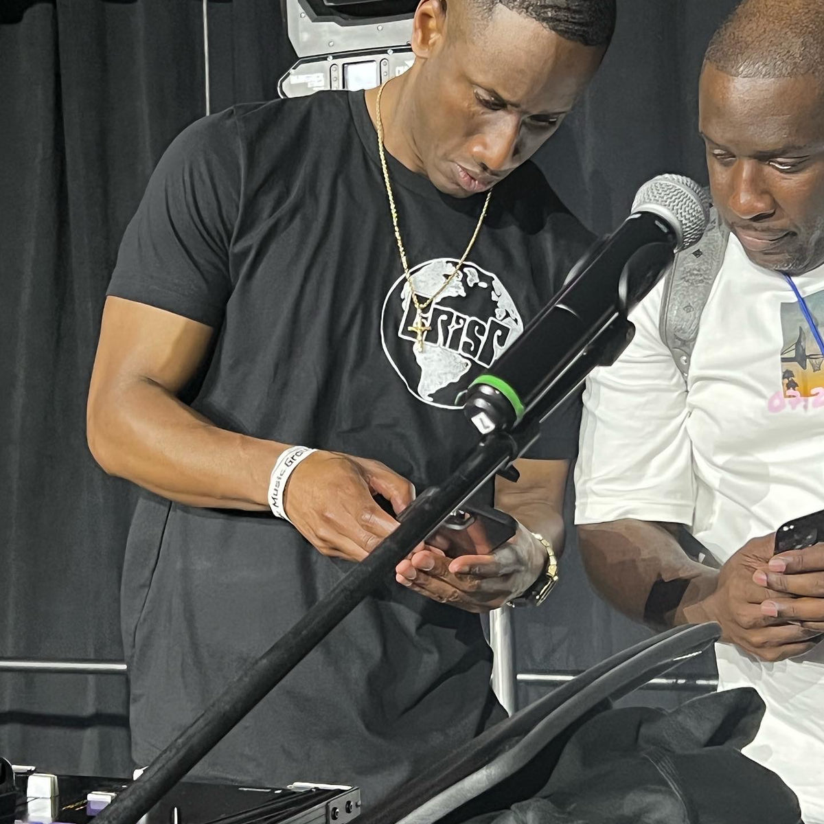 The World is Yours Black tee - CrisP NYC