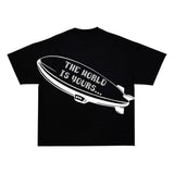 The World is Yours Black tee - CrisP NYC