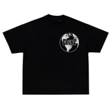 The World is Yours Black tee - CrisP NYC